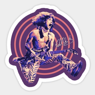 Van Halen Classic Jumping Signature Sticker